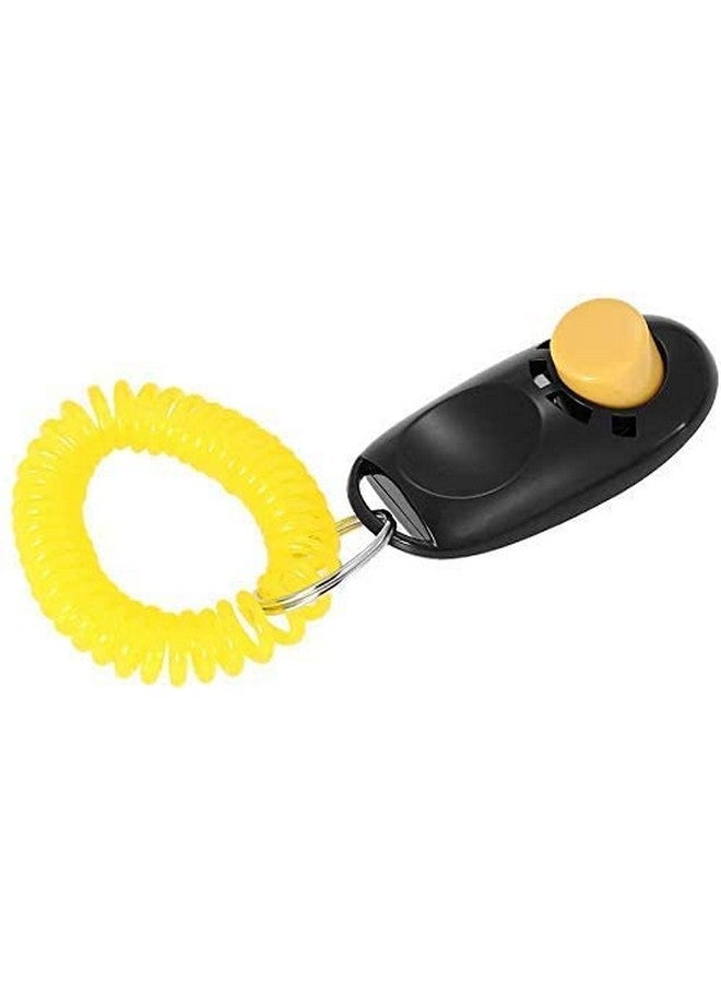 جهاز تدريب الحيوانات الأليفة، مقاس: طول-6.5 سم، جهاز تدريب الحيوانات الأليفة مع حزام معصم، مساعد تدريب وطاعة (أسود) - Image 3