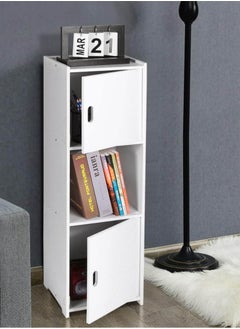 HOME TASTE Bathroom Tall Cabinet with 2 Doors – Modern Freestanding Storage Cabinet, Waterproof Bathroom Furniture Organizer – 22 x 25 x 80 cm  - Image 4