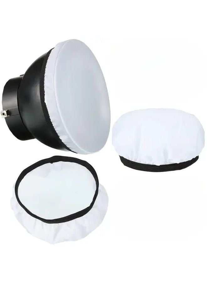 7 Inch White Polyamide Film Television Flash Cover Soft Light Diffuser For Small Lamps - Image 2