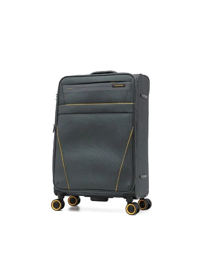 ترافلايت travelite soft side luggage trolley bag 4 pieces set grey