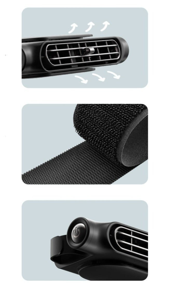 Car Mounted Turbofan, Car Fan for Driver and Passenger Seats, Mini Portable Cooling Fan - Image 4