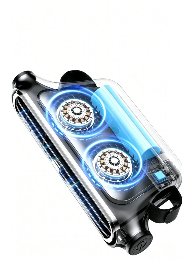 Car Mounted Turbofan, Car Fan for Driver and Passenger Seats, Mini Portable Cooling Fan - Image 2