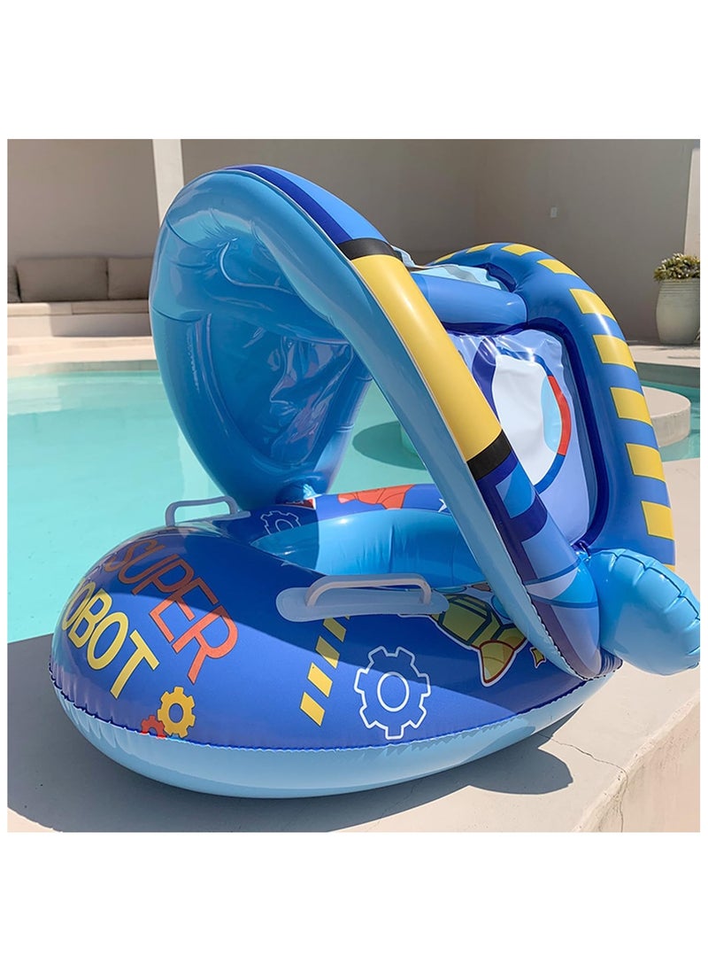 Generic Tanda Baby Float with Swimming Chair, Inflatable Baby Pool Toy, Baby Swimming Ring, Inflatable Swimming Aid for Kids - Sea - Summer  - Image 1