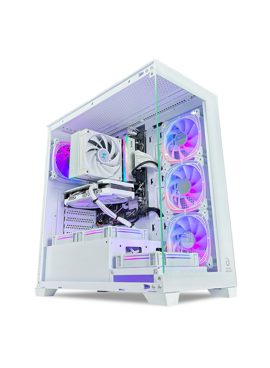 Skye Gaming PC - Intel Core i5-14400F | GeForce RTX 3060 12GB GPU | 16GB DDR4 RAM-1TB NVMe SSD | Air Cooler-H610 MB-650W 80+ PSU | WiFi-Bluetooth-Windows 11 Pro | Game Sekret Desktop Computer | 1 Year Warranty