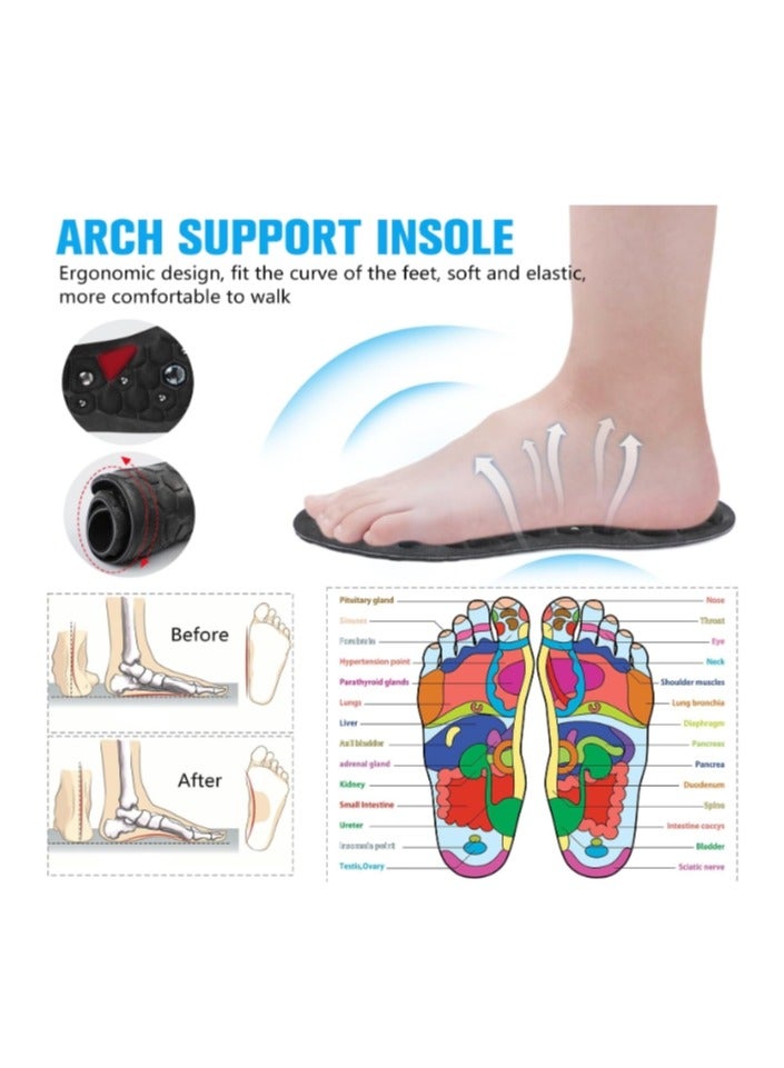 OASIS-TH Magnetic Insoles, Acupressure Insoles, Magnetic Insoles, Foot Acupressure Insoles, Orthopedic Insoles for Women & Men Size L - Image 2