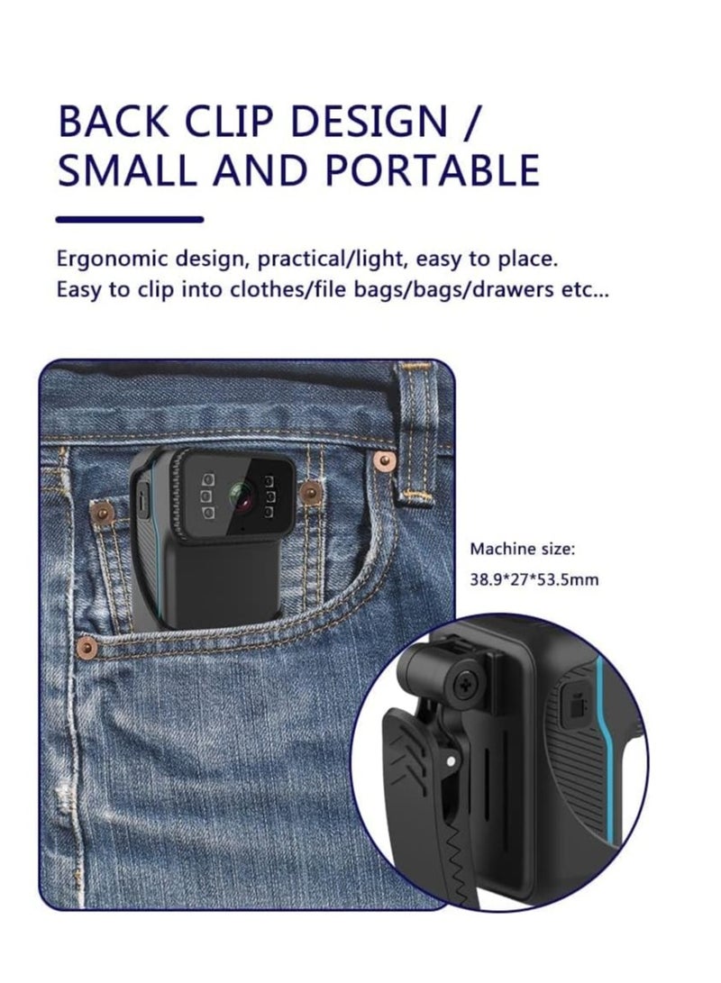 Mini WIFI Body Camera with Night Vision and Audio Recording for Law Enforcement and Security - Image 4