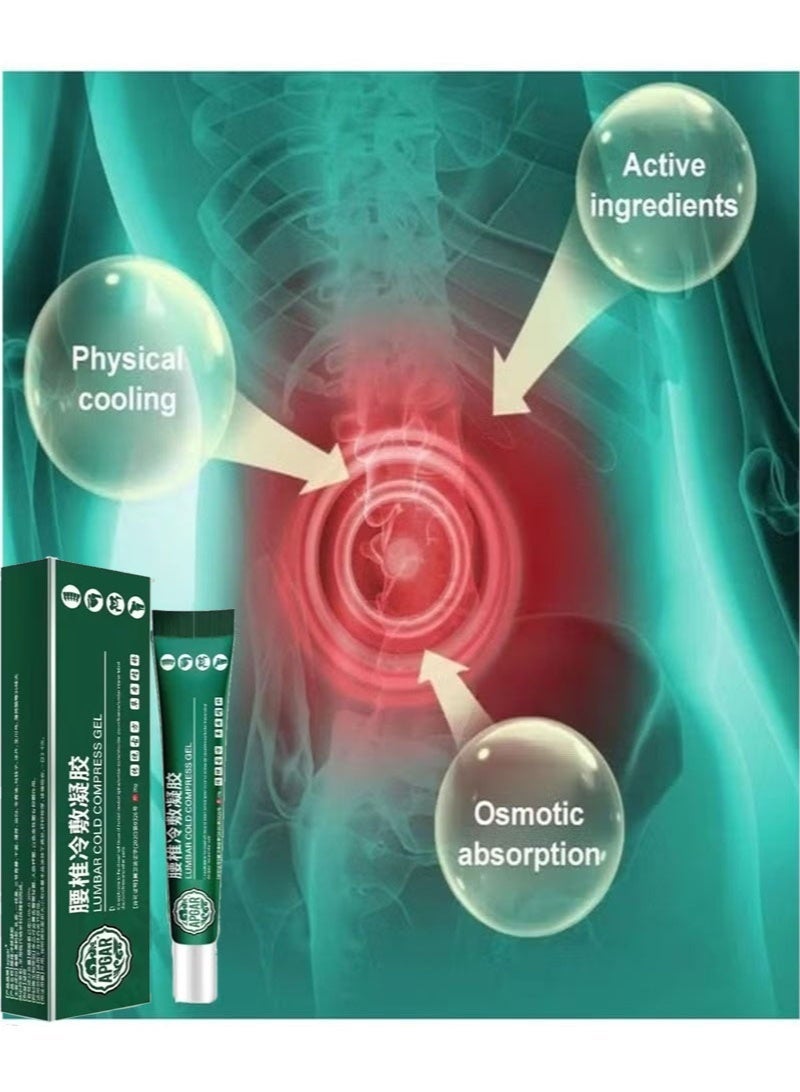 APGAR Herbal cooling gel: relieve pain and reduce swelling; Relieve discomfort in the lower back, neck, and joints (2 packs) - Image 2
