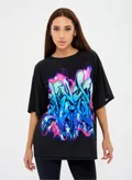 بونا فيدي Oversize T-shirt Yo-yo Girl