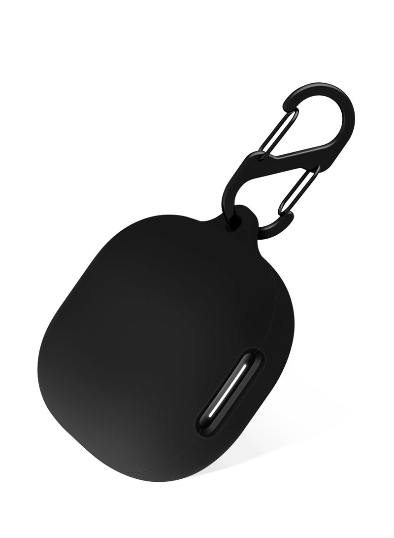 Alyashmac Silicone Case for Anker Soundcore P40i Protective Cover with Carabiner (Black) - Image 1