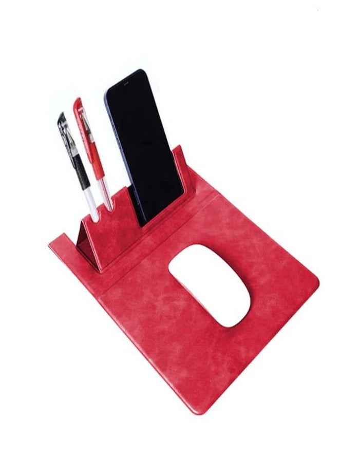 3-in-1 Desk Mat – Mouse Pad, Phone Holder & Pen Organizer  Waterproof  37x22.5cm