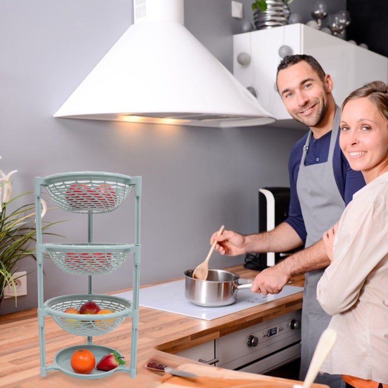 🍳 رف تخزين مطبخ بطبقتين بتصميم متعدد الطبقات لتنظيم المطبخ - Image 5