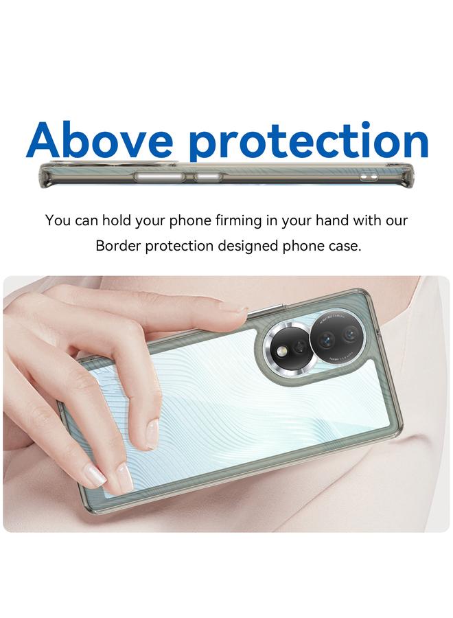 اس-توب جراب لهاتف Honor 80 من سلسلة ملونة من الأكريليك + جراب هاتف TPU - Image 4