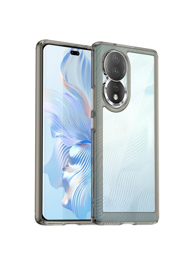 اس-توب جراب لهاتف Honor 80 من سلسلة ملونة من الأكريليك + جراب هاتف TPU - Image 1