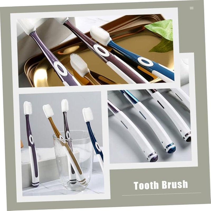 8Pcs Soft Bristle Toothbrush For Adults Sensitive Teeth Non Slip Grip Oral Care - Image 5