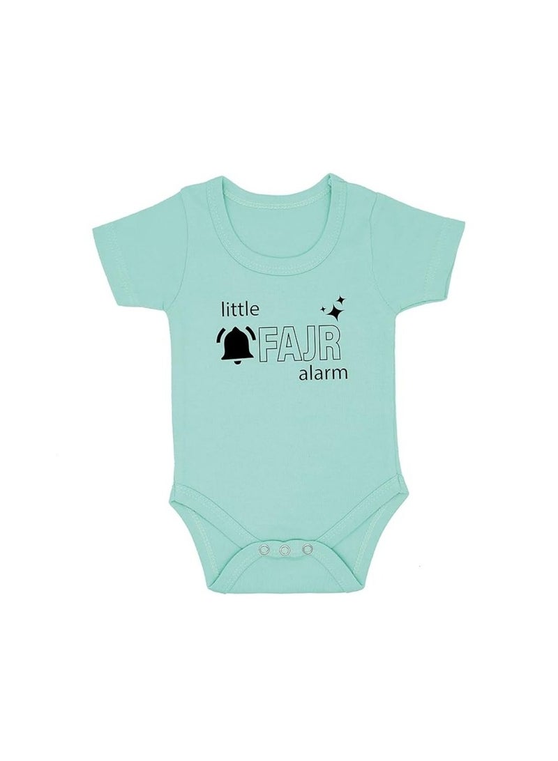 PRINTSHOP4ME Ramadan Baby Romper Outfit - Short Sleeve Cotton Unisex Romper - Romper for Babies and Toddlers - Short Sleeve Ramadan Romper for Newborns  - Image 1