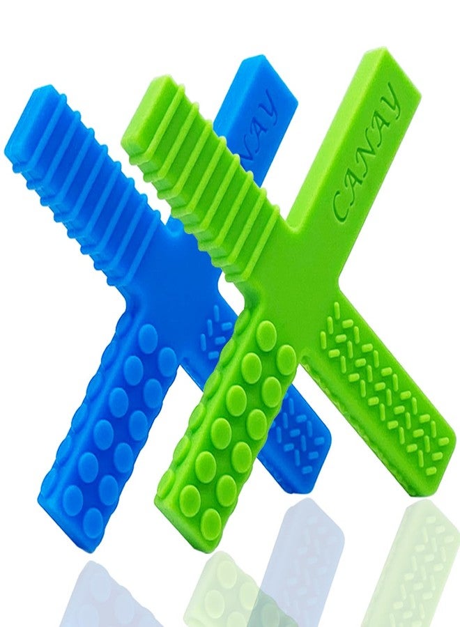 CANAY Xtra Tough Sensory Chew Stick Toys for Kids, Boys & Girls - Designed for Autism, Teething, Chewing, ADHD, SPD, Oral Motor Needs - for Moderate & Aggressive Chewers (2 Pack) - Image 1