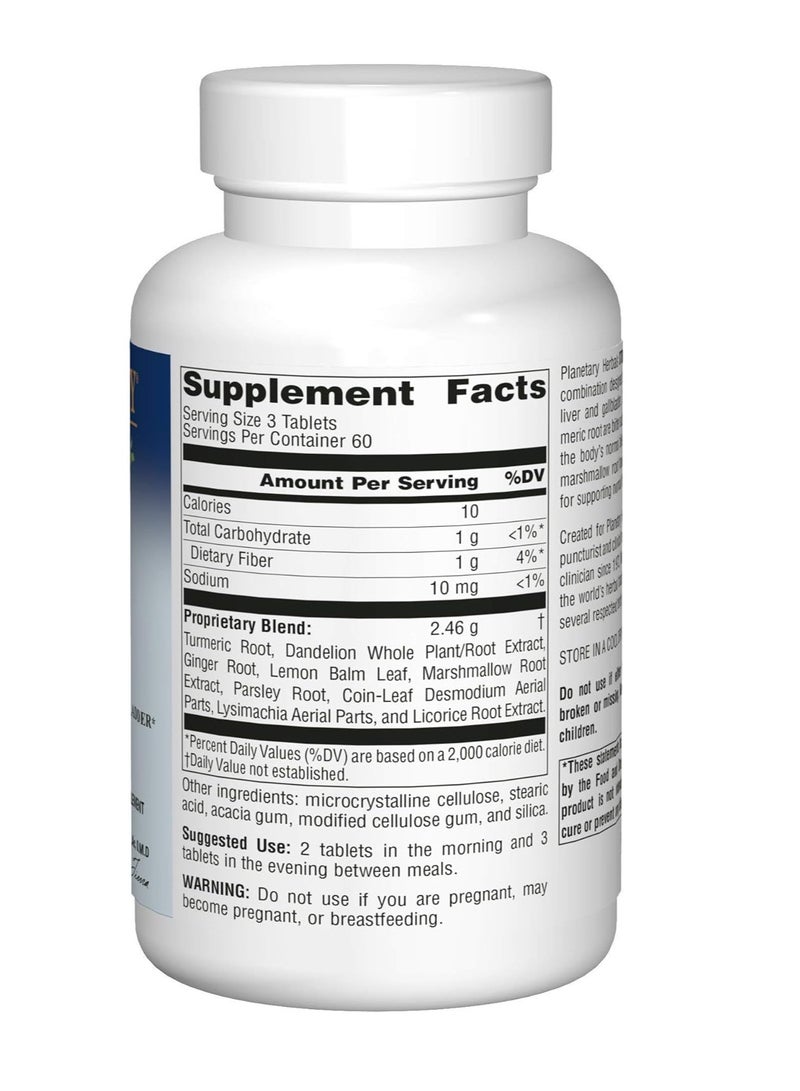 PLANETARY HERBALS Stone Free 820 mg Herbal Support for Kidney and Gallbladder 180 Tablet - Image 2