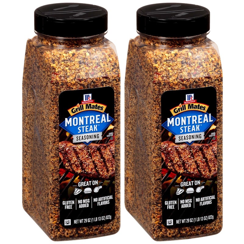 McCormick Grill Mates Montreal Steak Seasoning, 29 oz (Pack of 2) - Image 1