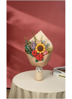 Robotime Rowood DIY Wooden Flower Bouquet 3D Wooden Puzzle Decorative DIY Crafts/Birthday Gifts/Home Decor For Girls&Boys Teens&Adults  - Image 4