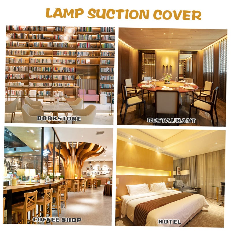Black Ceiling Canopy Light Fixture Kit Easy to Install Pendant Mounting Plate for Home and Commercial Spaces - Image 5