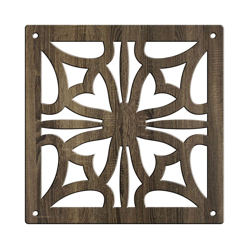 Random مجموعة ألواح تقسيم الغرفة المعلقة الخشبية العشوائية 12 قطعة فاصل لغرفة المعيشة فاصل زخرفي للجدران فواصل معلقة حديثة فاصل للمساحات للديكور المنزلي والمكتبي RSD8122 - Image 3