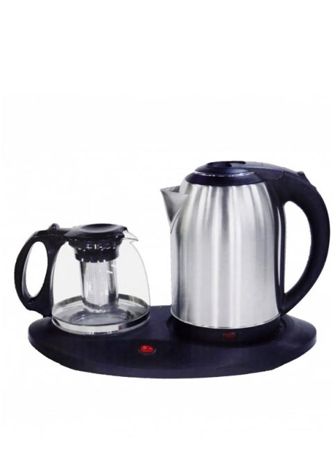 Stainless Steel Kettle Set 1.8 Liter KR-5405 Make your daily tasks easier with this water kettle set. This set features strong performance and a sophisticated design with durable materials and features