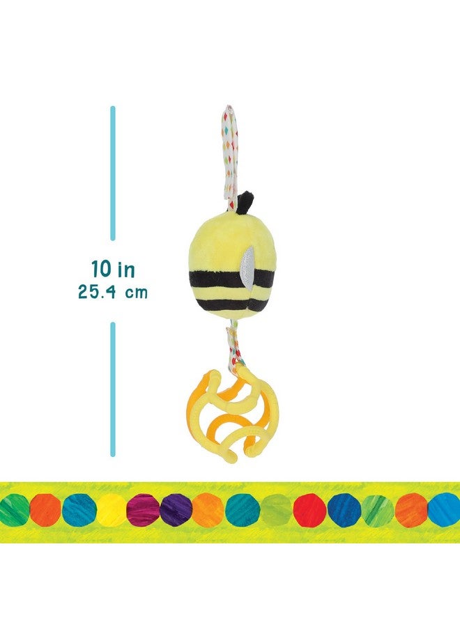 Kids Preferred Eric Carle Very Hungry Caterpillar Busy Bee Chime Toy with Silicone Gummi Ogobolli - Makes Sound When Shaken and Great for Teething - Hanging Loop for On The Go - Image 3