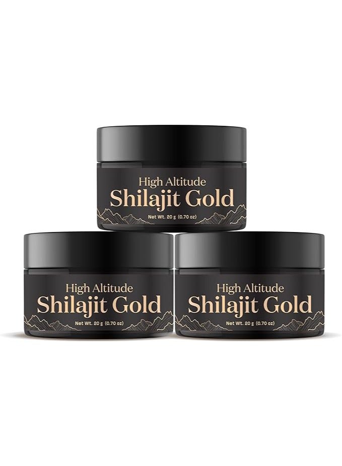 Auric Shilajeet Gold Resin 20g (Pack of 3) - Image 1