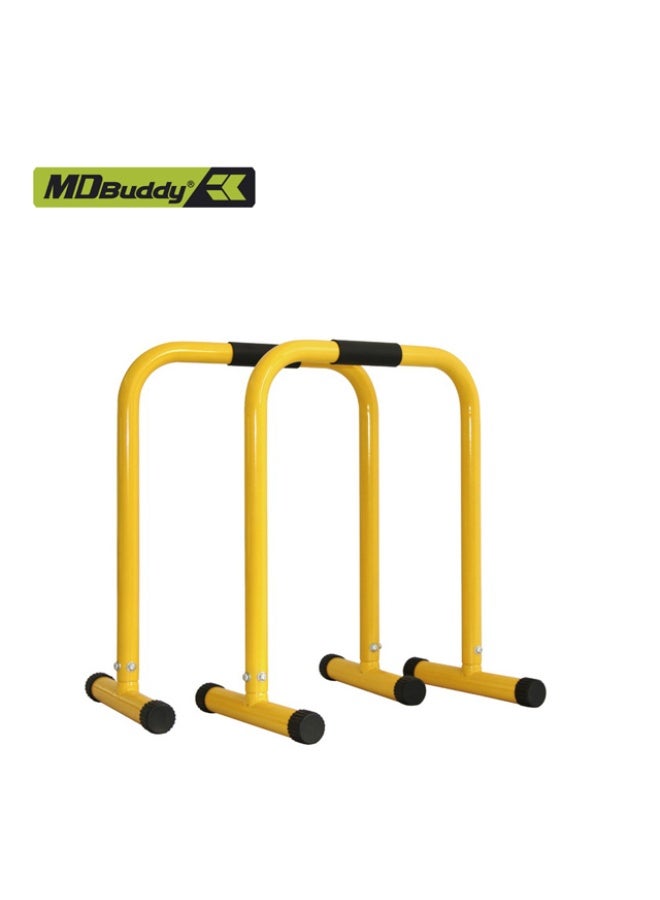 MDBuddy Adjustable Dip Bar with Safety Connector for Total Body Strength Training Adjustable Height from 30" to 39" Pull-ups and Push-ups - Image 2