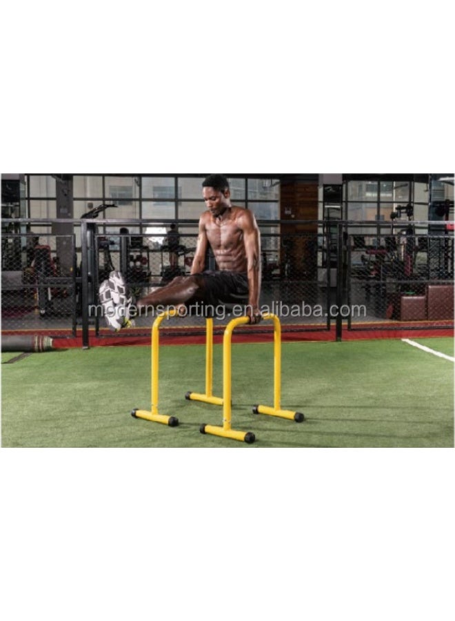 MDBuddy Adjustable Dip Bar with Safety Connector for Total Body Strength Training Adjustable Height from 30" to 39" Pull-ups and Push-ups - Image 3
