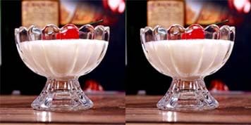 1st Time Stylish Ice Cream Bowl for Ice Cream, Dessert and Pudding, Clear, 100 Ml, 9.5 X 9.5 X 8 Cm - Image 4