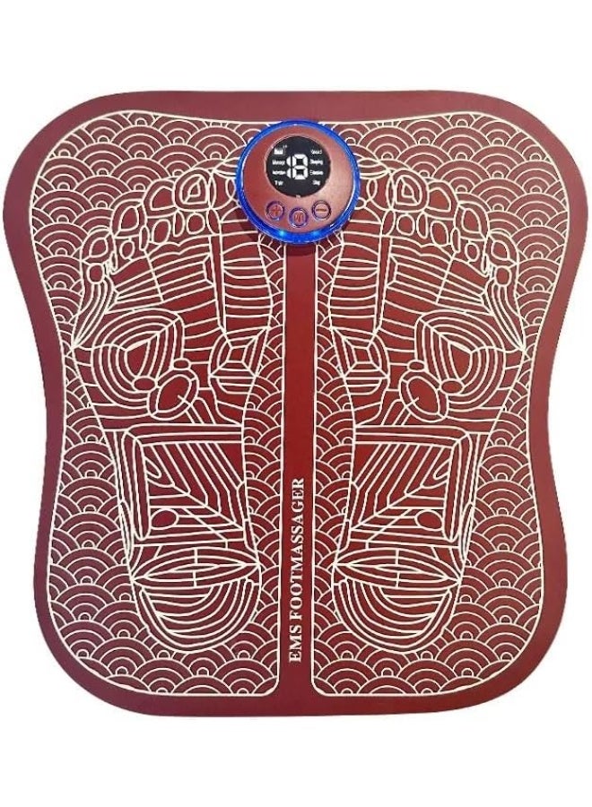 SAFENHAND Electric Foot Massagers Mat USB Charging EMS Foot Massage Muscle Relaxation Feet Pain Relief Massage Acupoint Stimulatior Tool - Image 1