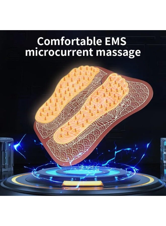 SAFENHAND Electric Foot Massagers Mat USB Charging EMS Foot Massage Muscle Relaxation Feet Pain Relief Massage Acupoint Stimulatior Tool - Image 3