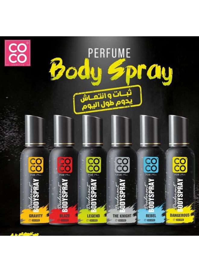 Coco Dan-ger Body Spray For Men 120ml - Image 2