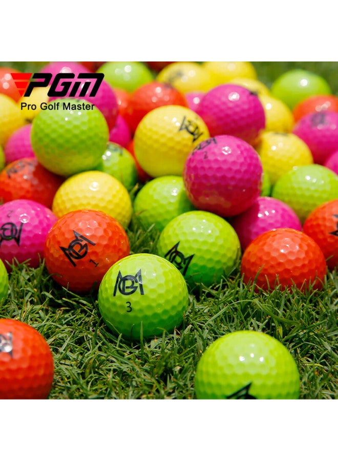 Pgm Golf Colorful Practice Balls, Double-layer Practice Balls, Golf Supplies Gift Box, 12 Balls Per Box - Image 2