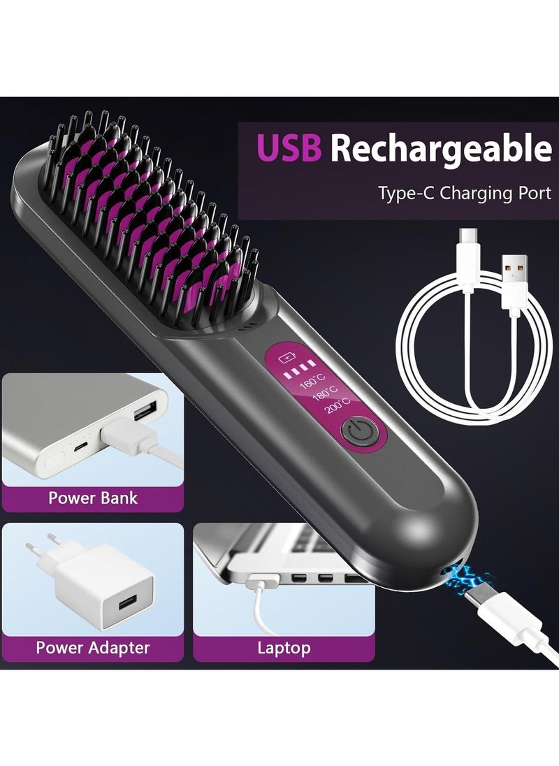 Solaf Cordless Hair Straightener Brush Is The Perfect Choice For Perfect Hair