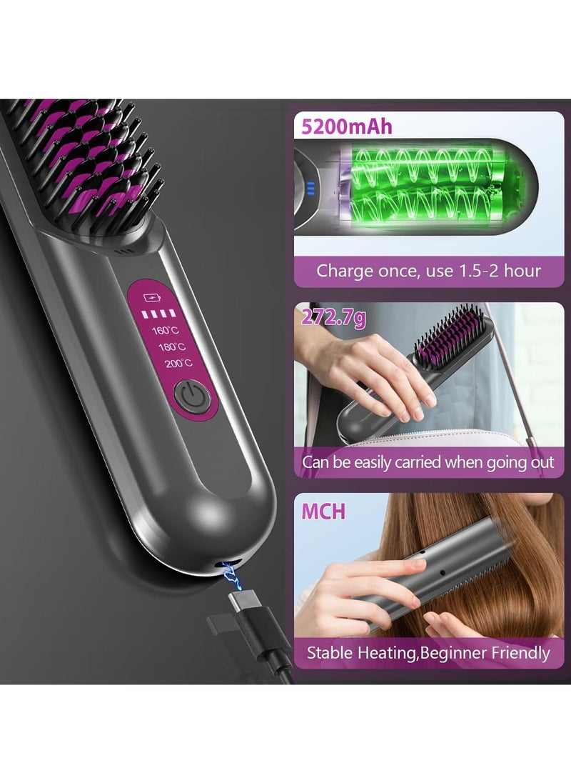 Solaf Cordless Hair Straightener Brush Is The Perfect Choice For Perfect Hair