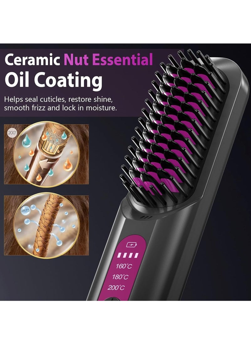 Solaf Cordless Hair Straightener Brush Is The Perfect Choice For Perfect Hair