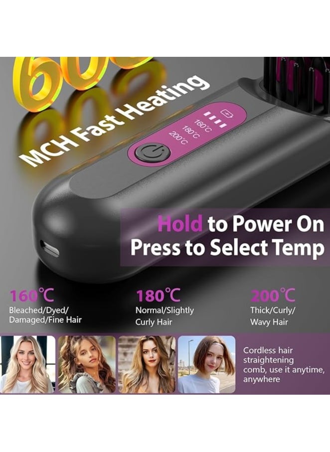 Solaf Cordless Hair Straightener Brush Is The Perfect Choice For Perfect Hair