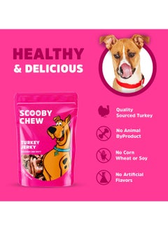 Scooby Chew Turkey Jerky Dog Treats 150g  - Image 3