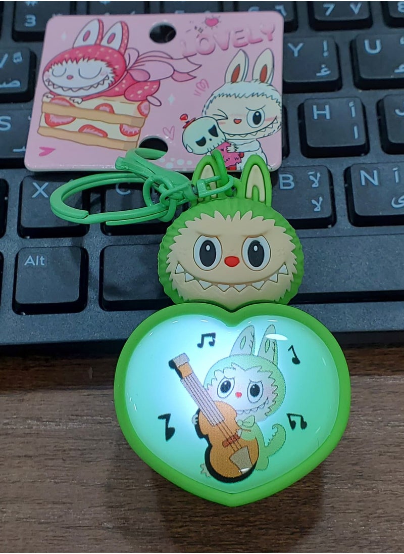 Generic Labubu keychain with internal light  - Image 4