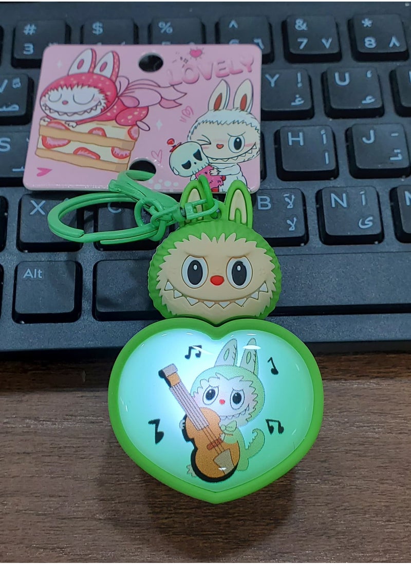 Generic Labubu keychain with internal light  - Image 3
