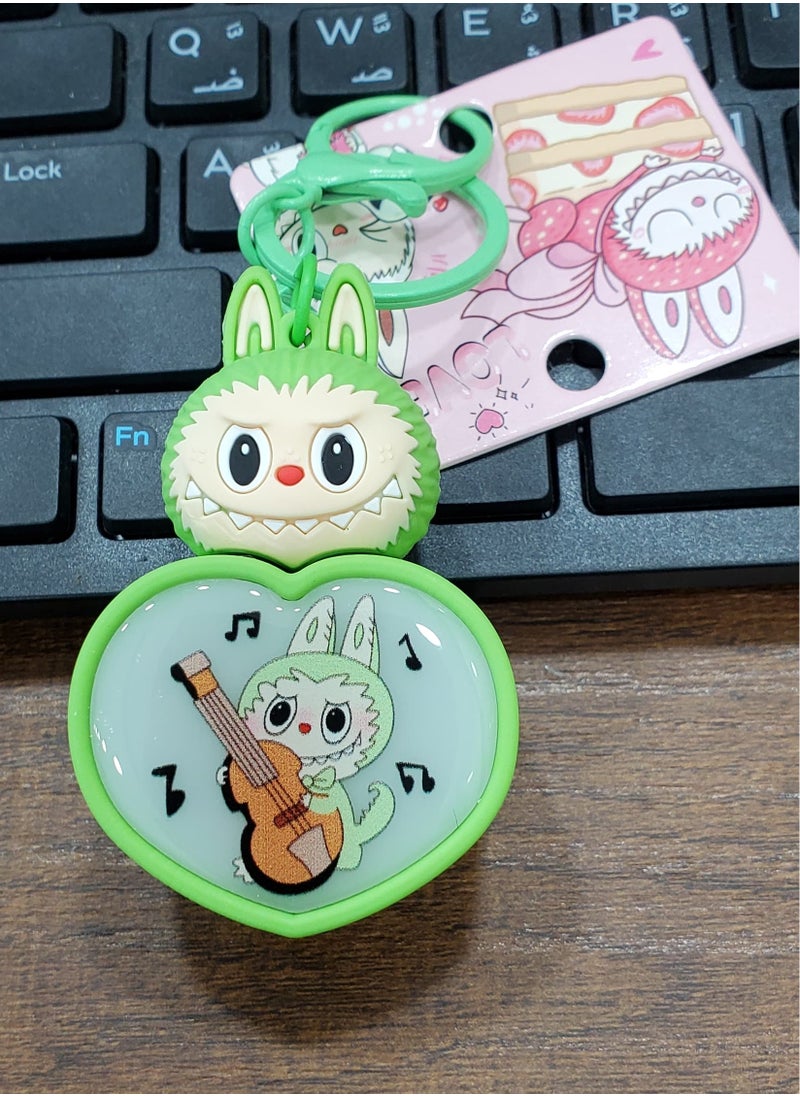 Generic Labubu keychain with internal light  - Image 2