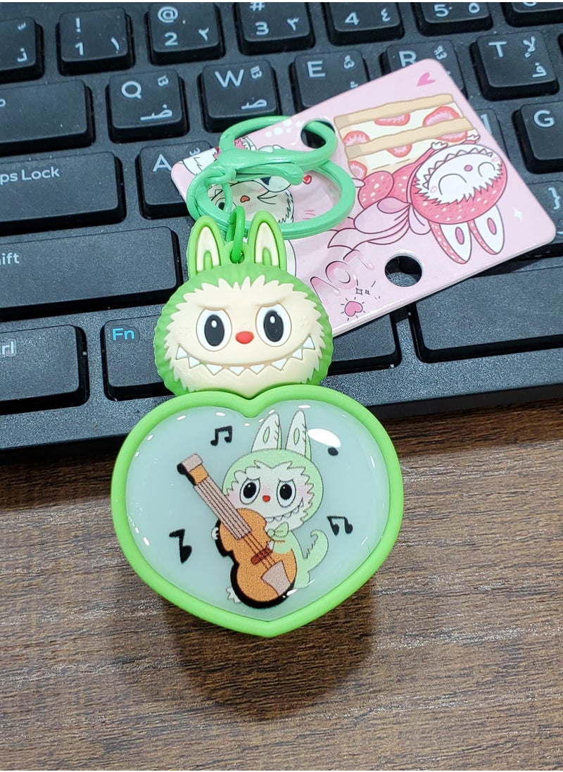 Generic Labubu keychain with internal light  - Image 1
