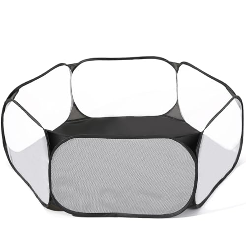 Heopeis Kids Ball Pit Large Pop Up Toddler Ball Pits 47inches Play Tent for Toddlers Girls Boys for IndoorOutdoor Play Tent with Carry Tote Balls Not Included Black - Image 1