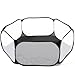 Heopeis Kids Ball Pit Large Pop Up Toddler Ball Pits 47inches Play Tent for Toddlers Girls Boys for IndoorOutdoor Play Tent with Carry Tote Balls Not Included Black - Image 2