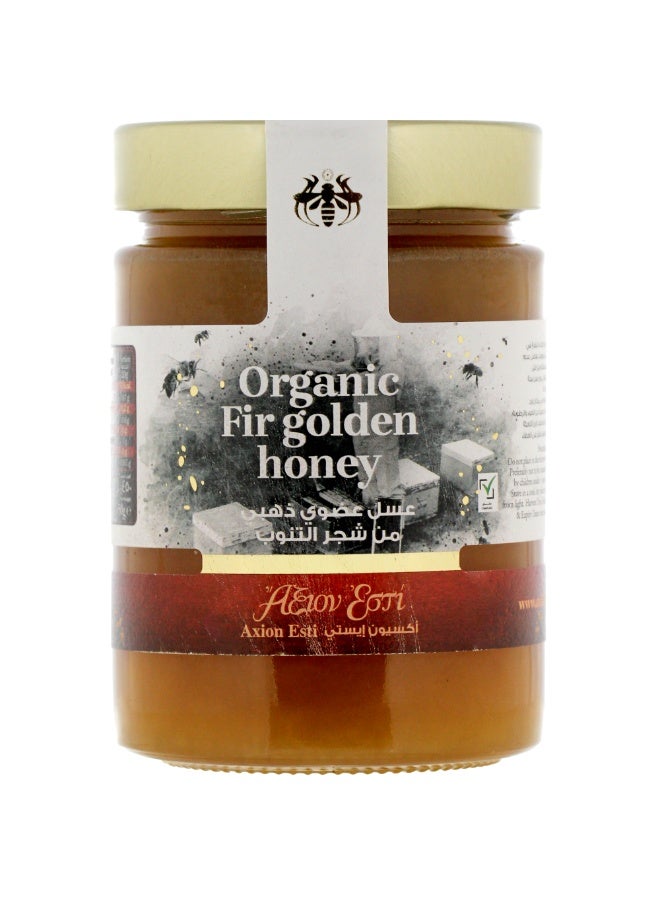 Axion Esti Organic Fir Golden Honey 450g | Raw Greek Fir Honey | BIO MIEL Gold & Silver Medal - Image 1