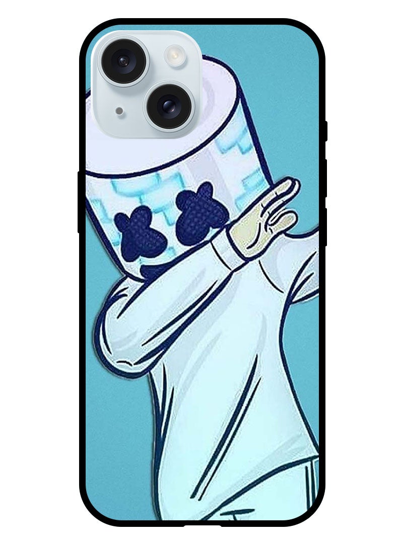 Theodor Protective Case Anti Scratch Shock Proof Bumper Cover For iPhone 15 Plus Marshmello - Image 1