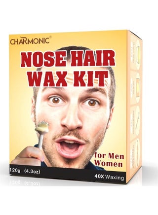 120g Wax Nose Wax Kit, Nose Hair Wax, Nose Wax with 40 Applicators and 20 Wipes, Quick and Painless Nose Hair Waxing Kit for Men and Women, Nose Hair Remover Wax Kits Used 20~25 Times Usage - pzsku/ZE95A55BABDF247257E75Z/45/_/1690955170/decbe0f4-95a3-4755-b68e-4751bb5b1674
