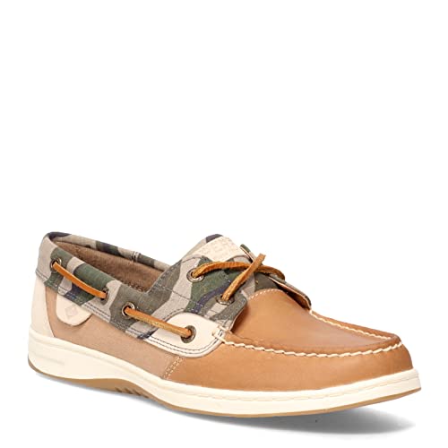 Sperry Womens Bluefish Camouflage Boat Flats Casual - Brown - Size 6 M - Image 1